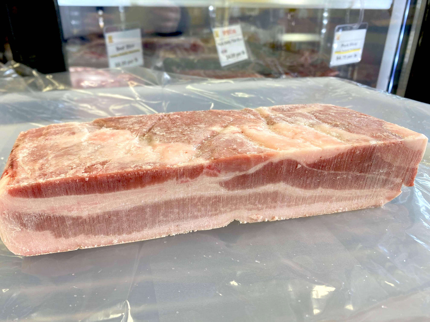Pork Belly Skin-on side