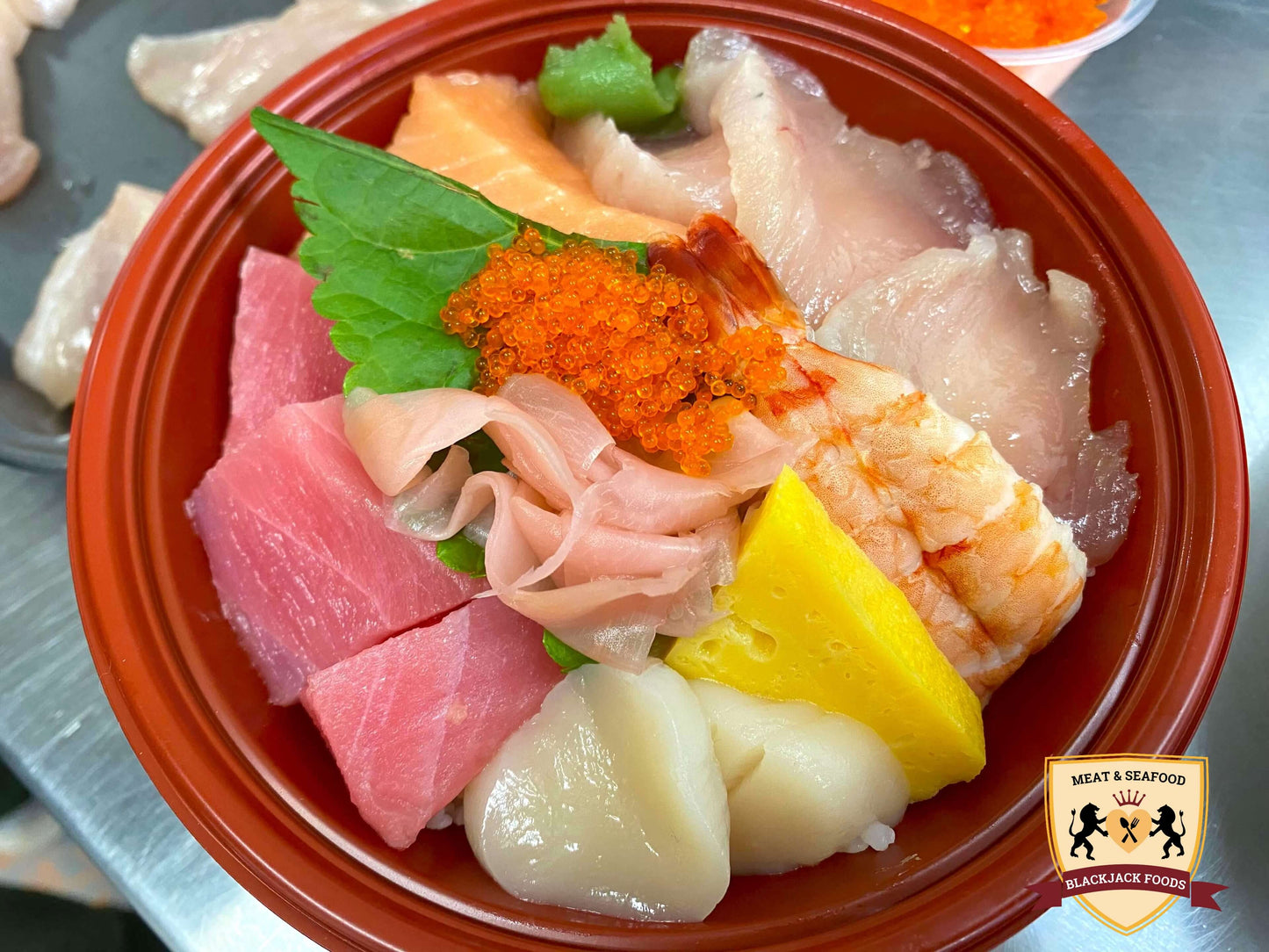 Seafood Bowl Kaisen Don Blackjack Foods